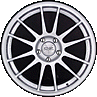 OZ Racing Superleggera Race S Racing Silver Wheel Img 1