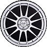 OZ Racing Superleggera Race S Racing Silver Alloy Wheel Product Image #1