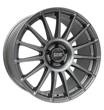 OZ Racing Superturismo Dakar Matt Graphite with Silver Writing Alloy Wheel Product Image #1
