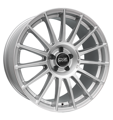 OZ Racing Superturismo Dakar Matt Race Silver with Black Writing Alloy Wheel Product Image #2