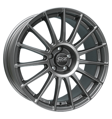 OZ Racing Superturismo LM Matt Graphite with Silver Writing Alloy Wheel Product Image #1