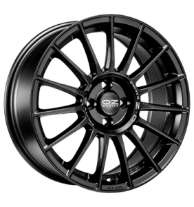 OZ Racing Superturismo LM Matt Black with Silver Writing Alloy Wheel for Toyota Auris HE15U(a) - Sizes 18in, 19in