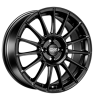 OZ Racing Superturismo LM Matt Black with Silver Writing Wheel Img 1