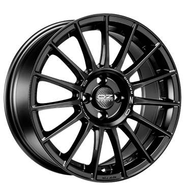 OZ Racing Superturismo LM Matt Black with Silver Writing Alloy Wheel Product Image #1