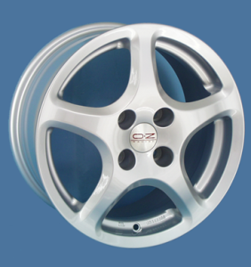 OZ Racing Tucano Silver Painted Alloy Wheel - Sizes 14in, 15in, 16in