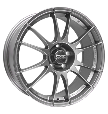 OZ Racing Ultraleggera Matt Graphite Silver Alloy Wheel Product Image #1