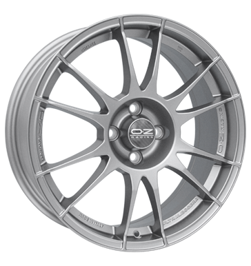 OZ Racing Ultraleggera Matt Graphite Silver Alloy Wheel Product Image #1