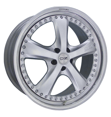 OZ Racing Vela ST Racing Silver Alloy Wheel Product Image #1