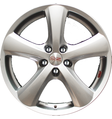 OZ Racing Vela Silver Painted Alloy Wheel Product Image #1