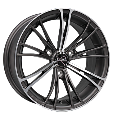 OZ Racing X2 Cool Gunmetal Polished Alloy Wheel Product Image #2