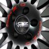 OZ Racing Superturismo GT Matt Black with Red Writing Wheel Img 4