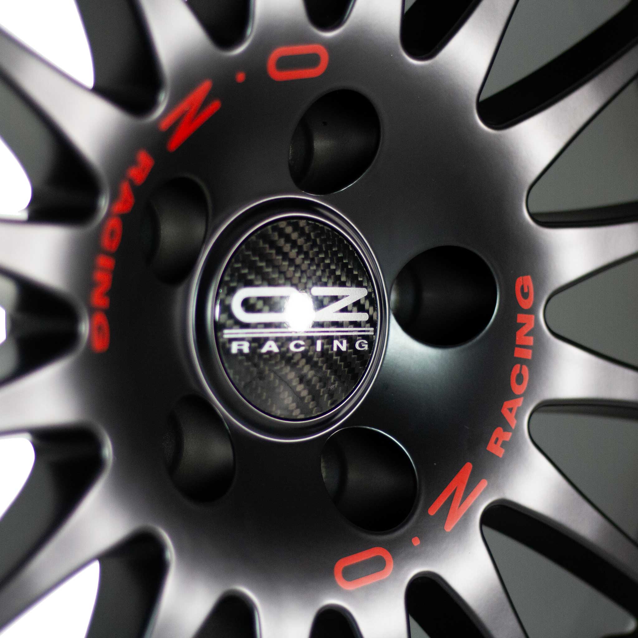 OZ Racing Superturismo GT Matt Black with Red Writing Alloy Wheel Product Image #4