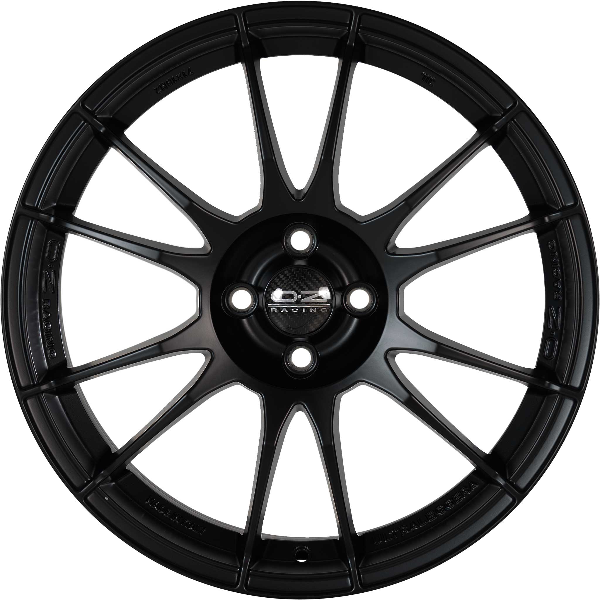 OZ Racing Ultraleggera Matt Black Alloy Wheel Product Image #2