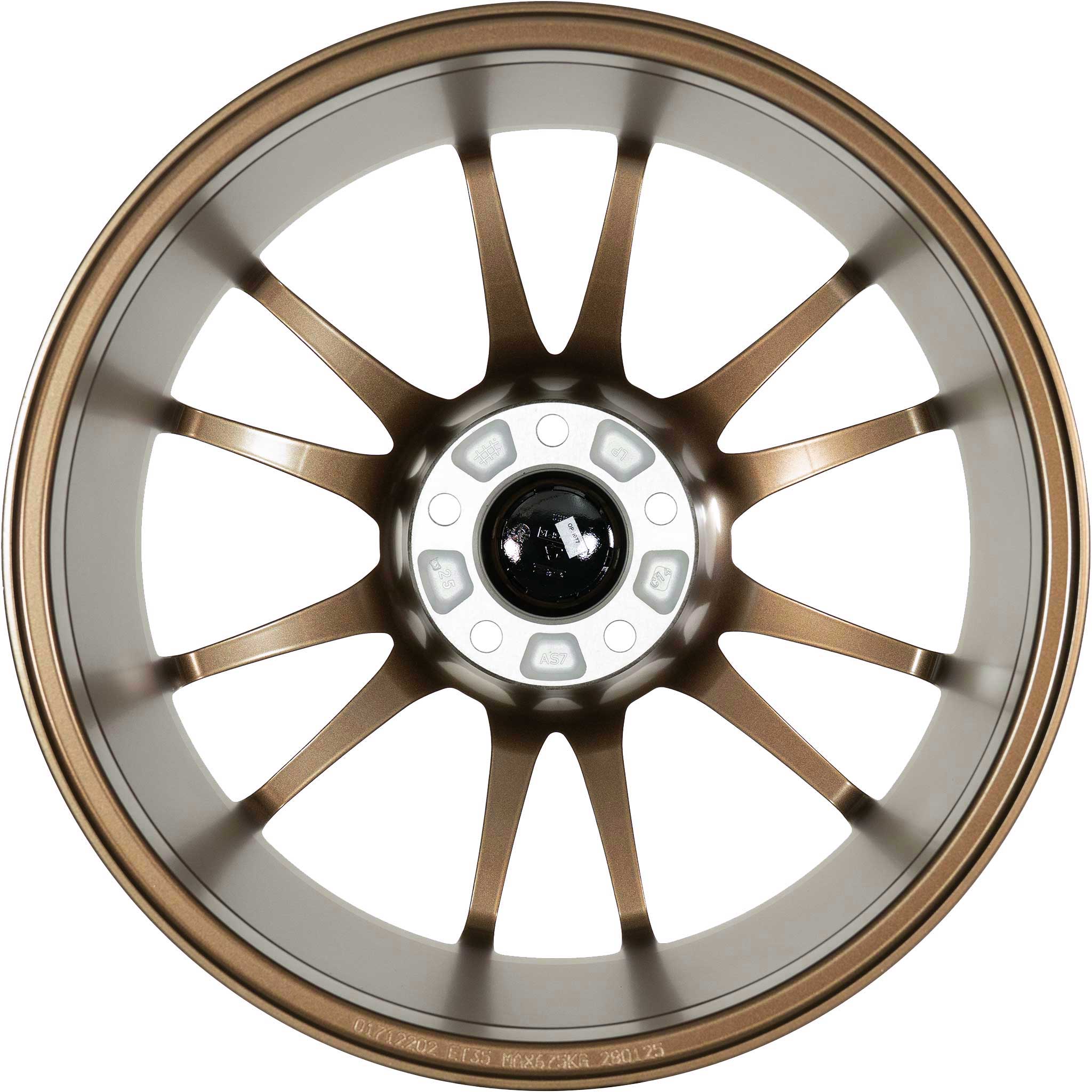 OZ Racing Ultraleggera Matt Bronze Alloy Wheel Product Image #4