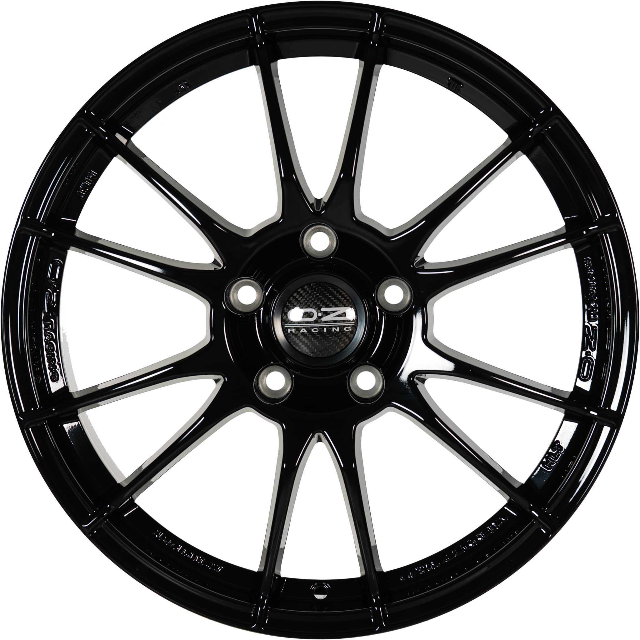 OZ Racing Ultraleggera HLT Gloss Black Alloy Wheel Product Image #2