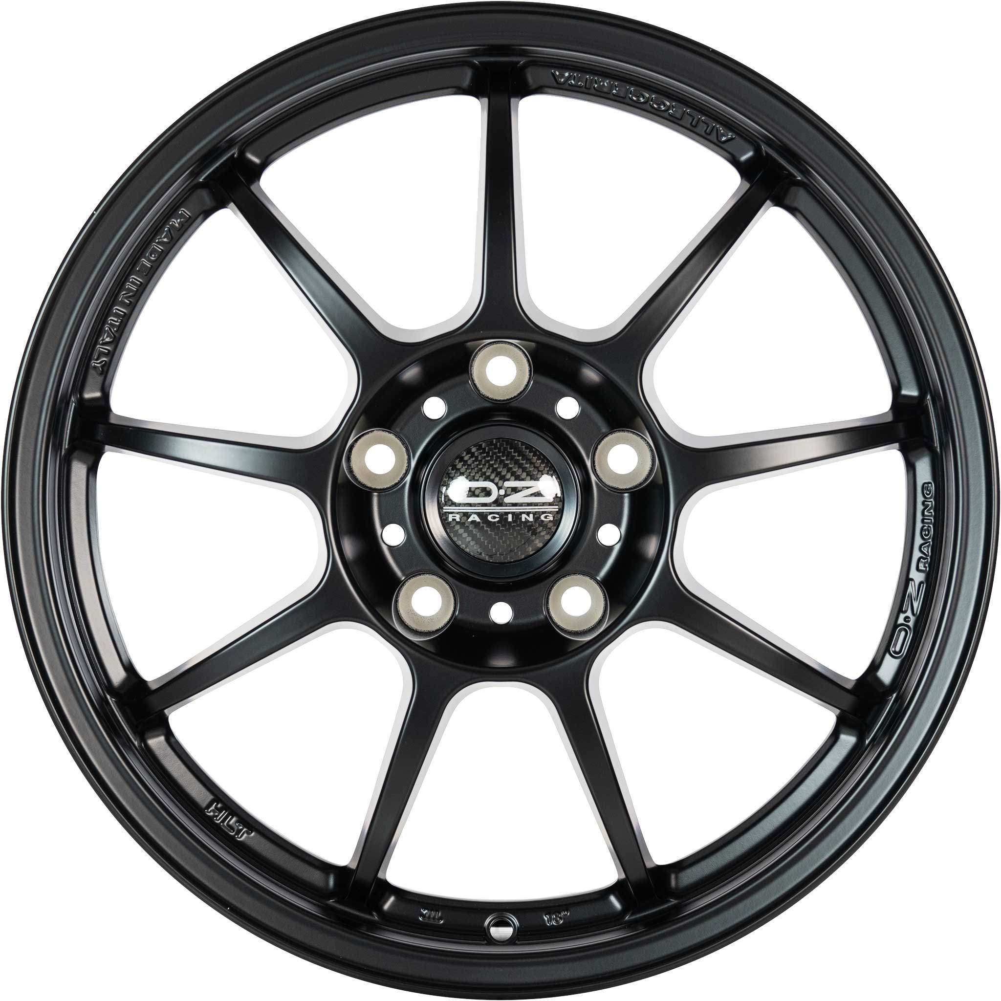 OZ Racing Alleggerita HLT Matt Black Painted Alloy Wheel Product Image #2