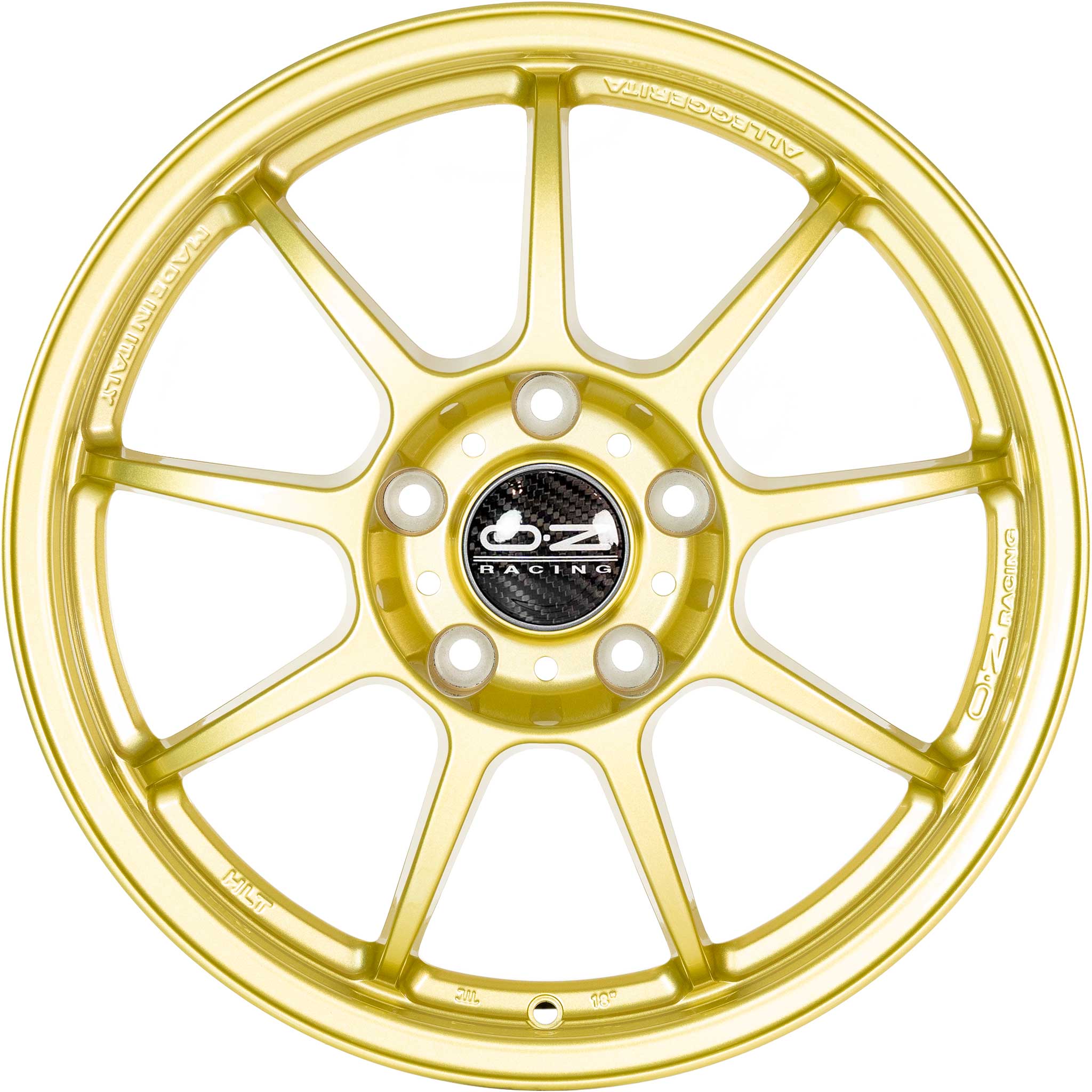 OZ Racing Alleggerita HLT Race Gold Alloy Wheel Product Image #2