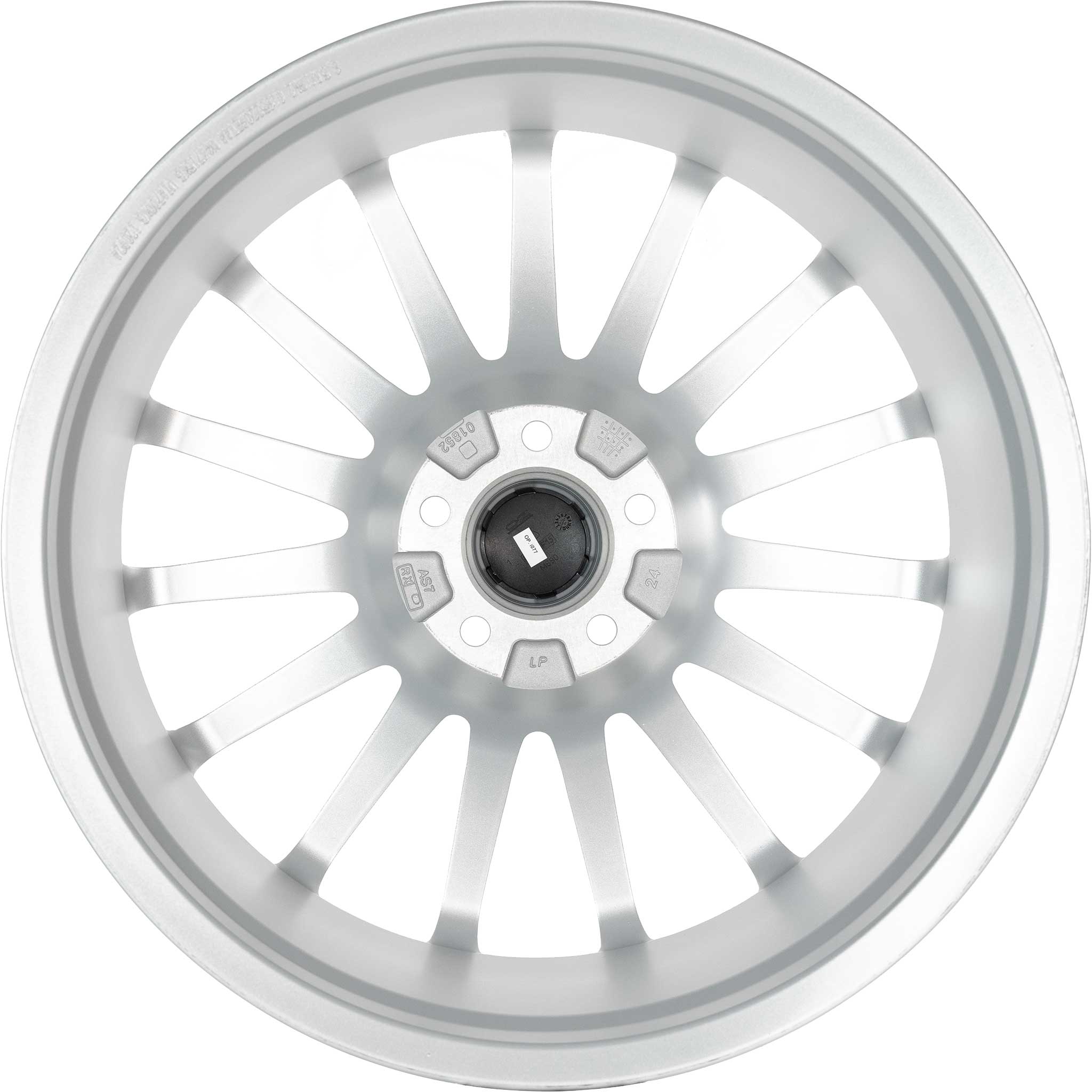 OZ Racing Superturismo LM Matt Race Silver with Black Writing Alloy Wheel Product Image #4