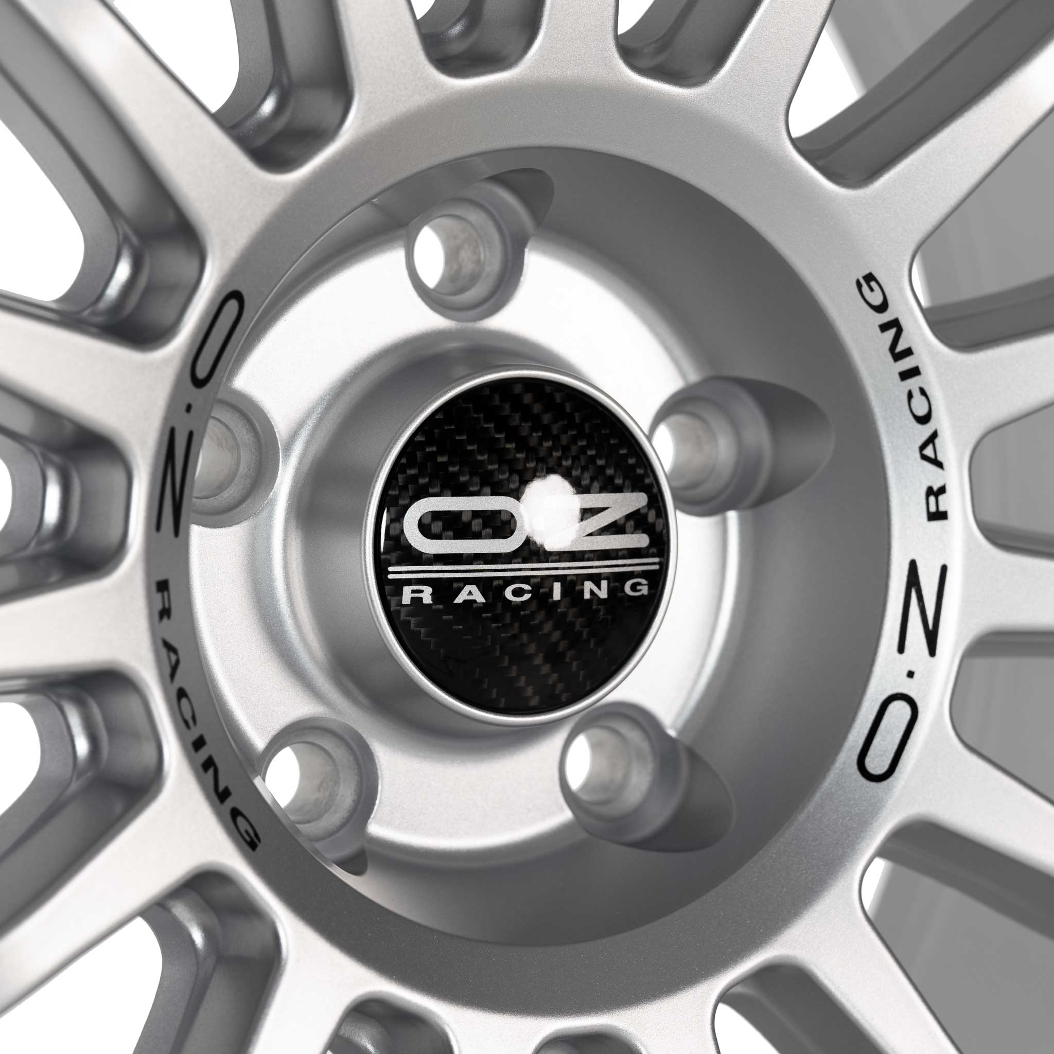 OZ Racing Superturismo LM Matt Race Silver with Black Writing Alloy Wheel Product Image #5