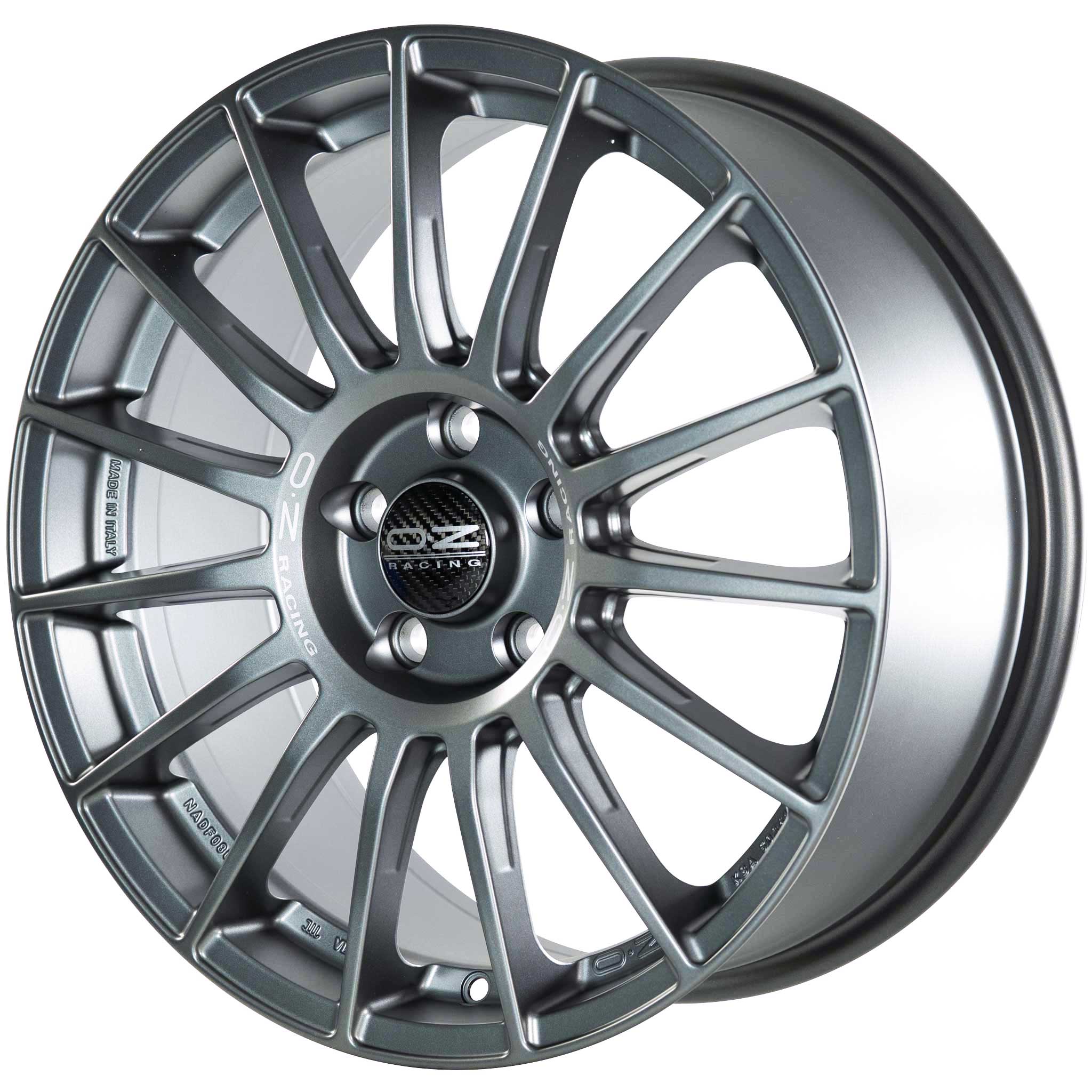 OZ Racing Superturismo LM Matt Graphite with Silver Writing Alloy Wheel Product Image #3