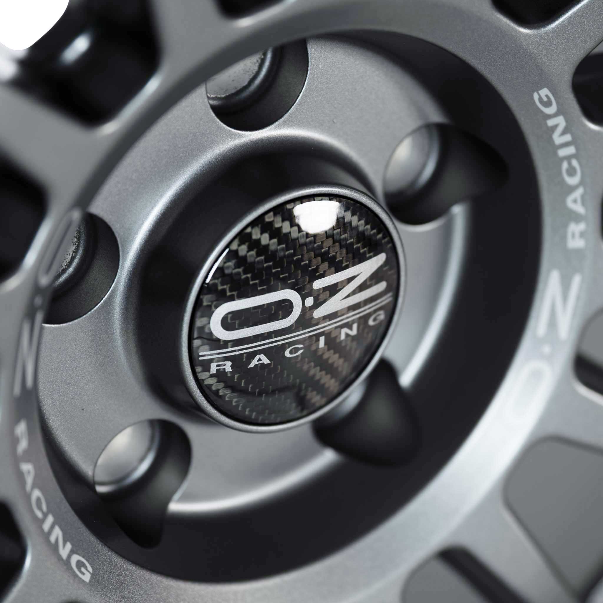 OZ Racing Superturismo LM Matt Graphite with Silver Writing Alloy Wheel Product Image #5