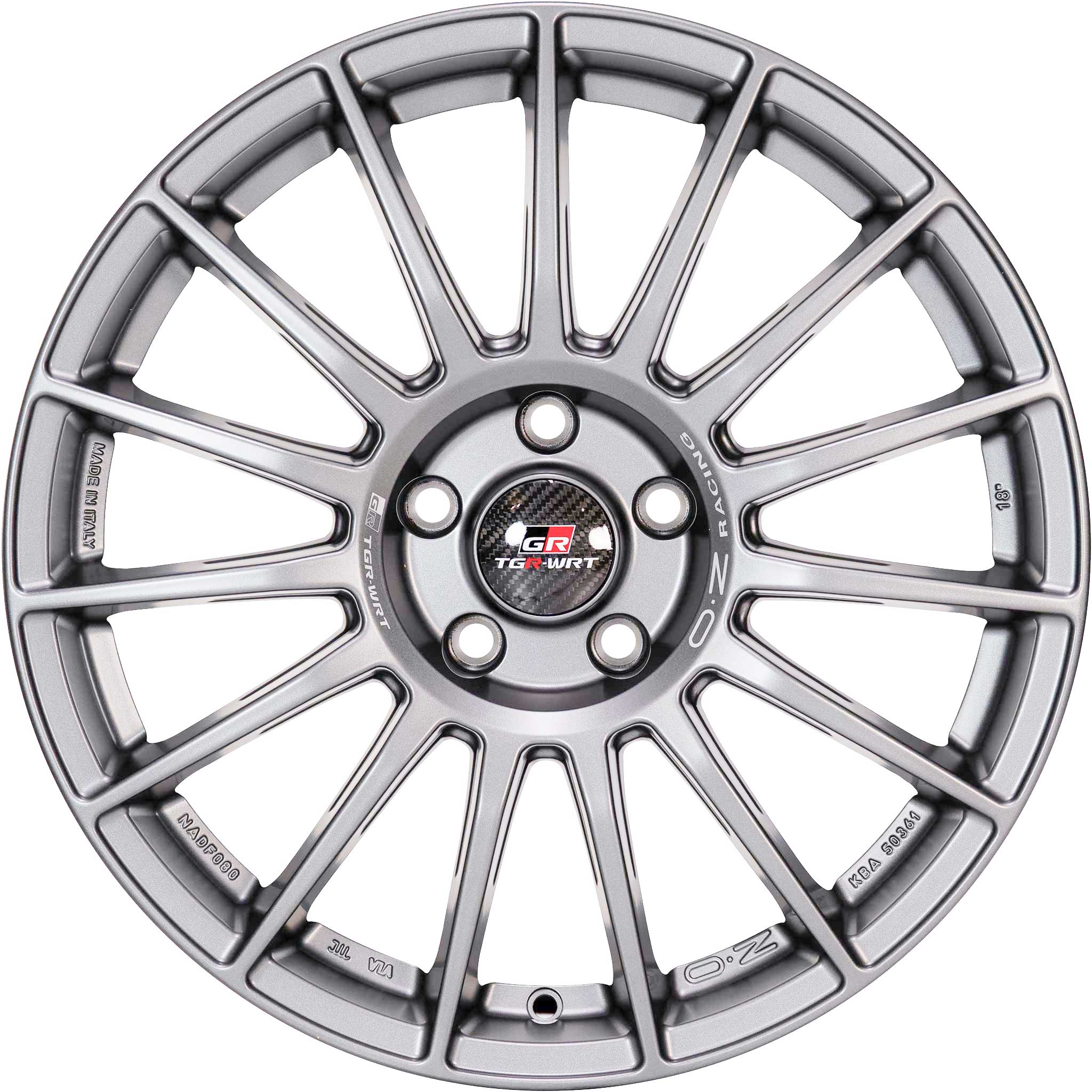 OZ Racing Superturismo TGR-WRT Matt Graphite Alloy Wheel Product Image #1