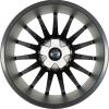 OZ Racing Superturismo Dakar Matt Black with Silver Writing Wheel Img 4