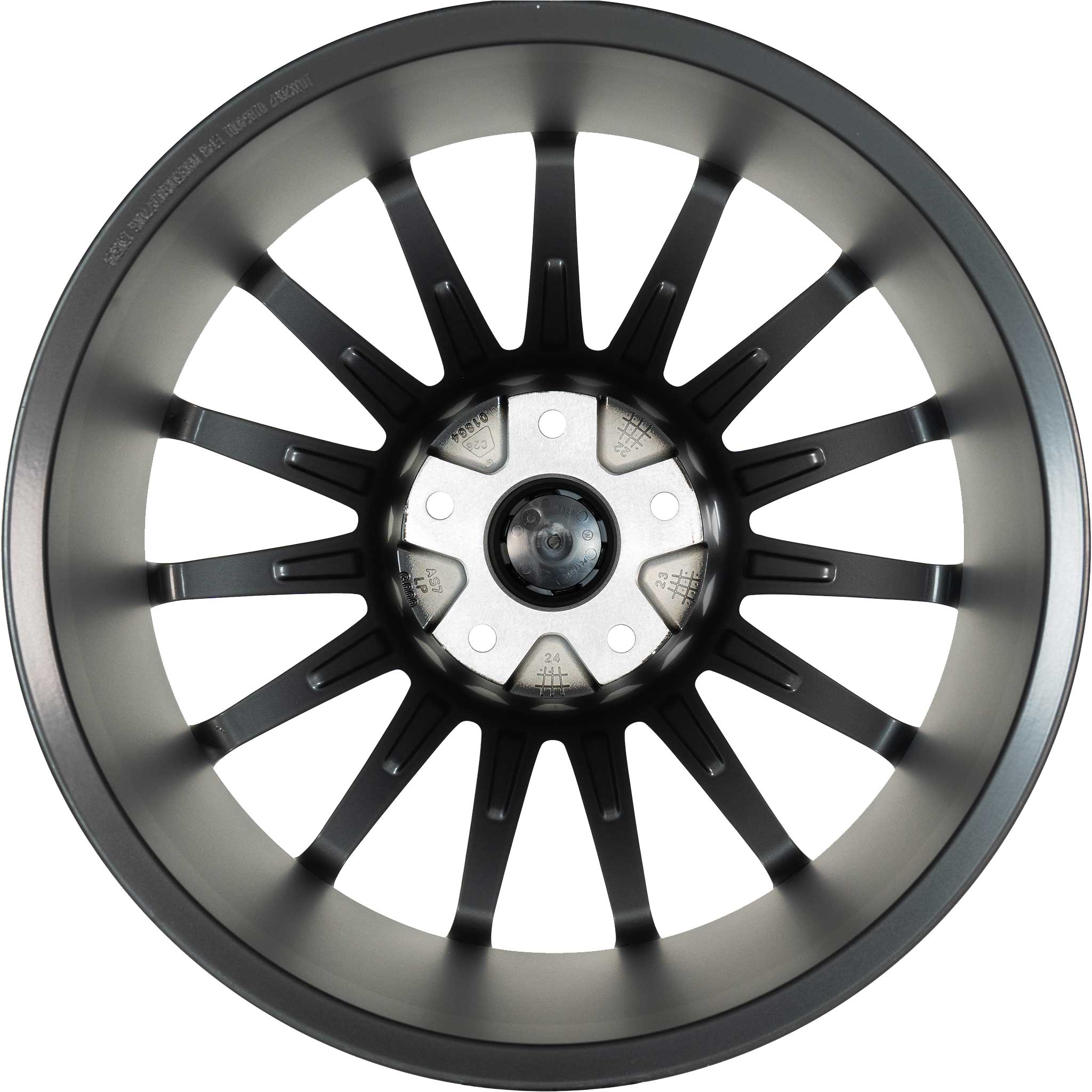 OZ Racing Superturismo Dakar Matt Black with Silver Writing Alloy Wheel Product Image #4