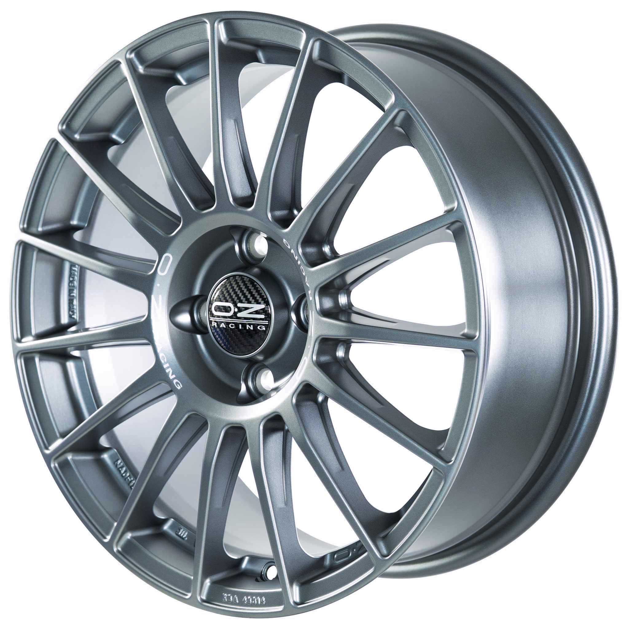 OZ Racing Superturismo LM Matt Graphite with Silver Writing Alloy Wheel Product Image #4