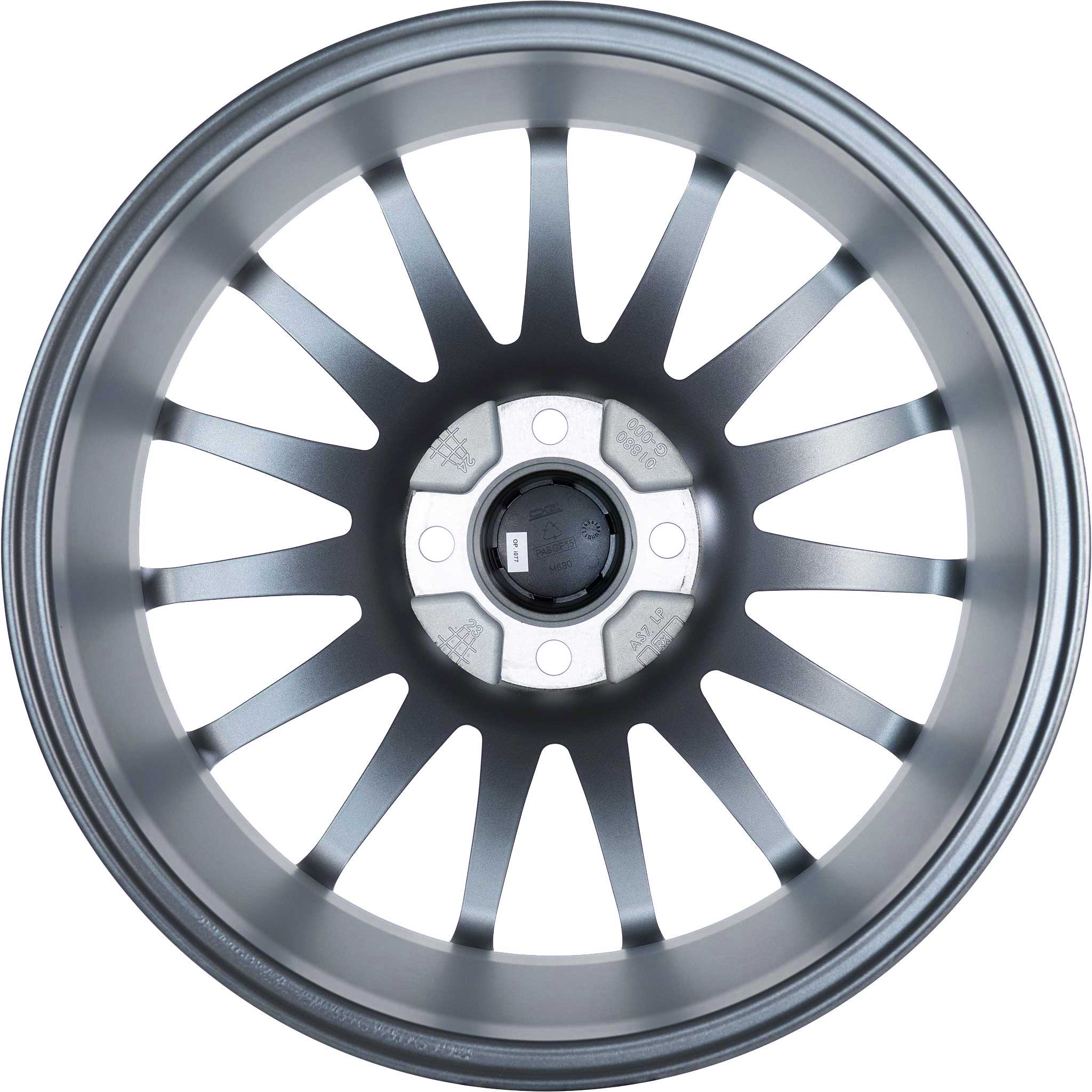 OZ Racing Superturismo LM Matt Graphite with Silver Writing Alloy Wheel Product Image #5