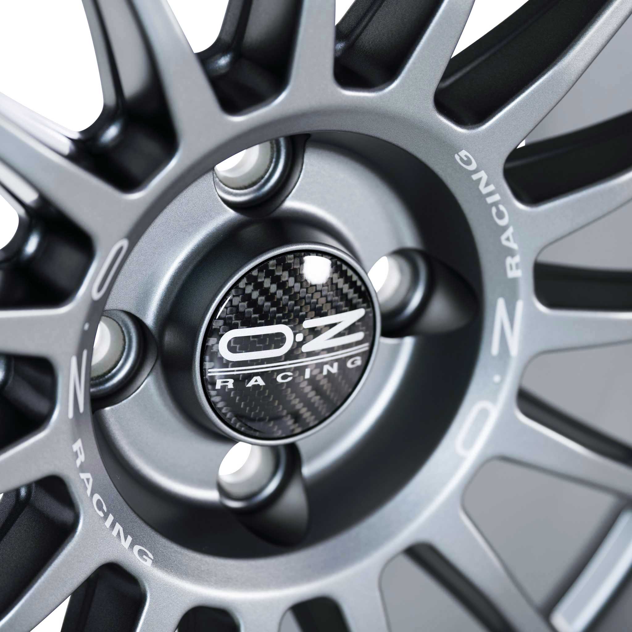 OZ Racing Superturismo LM Matt Graphite with Silver Writing Alloy Wheel Product Image #6