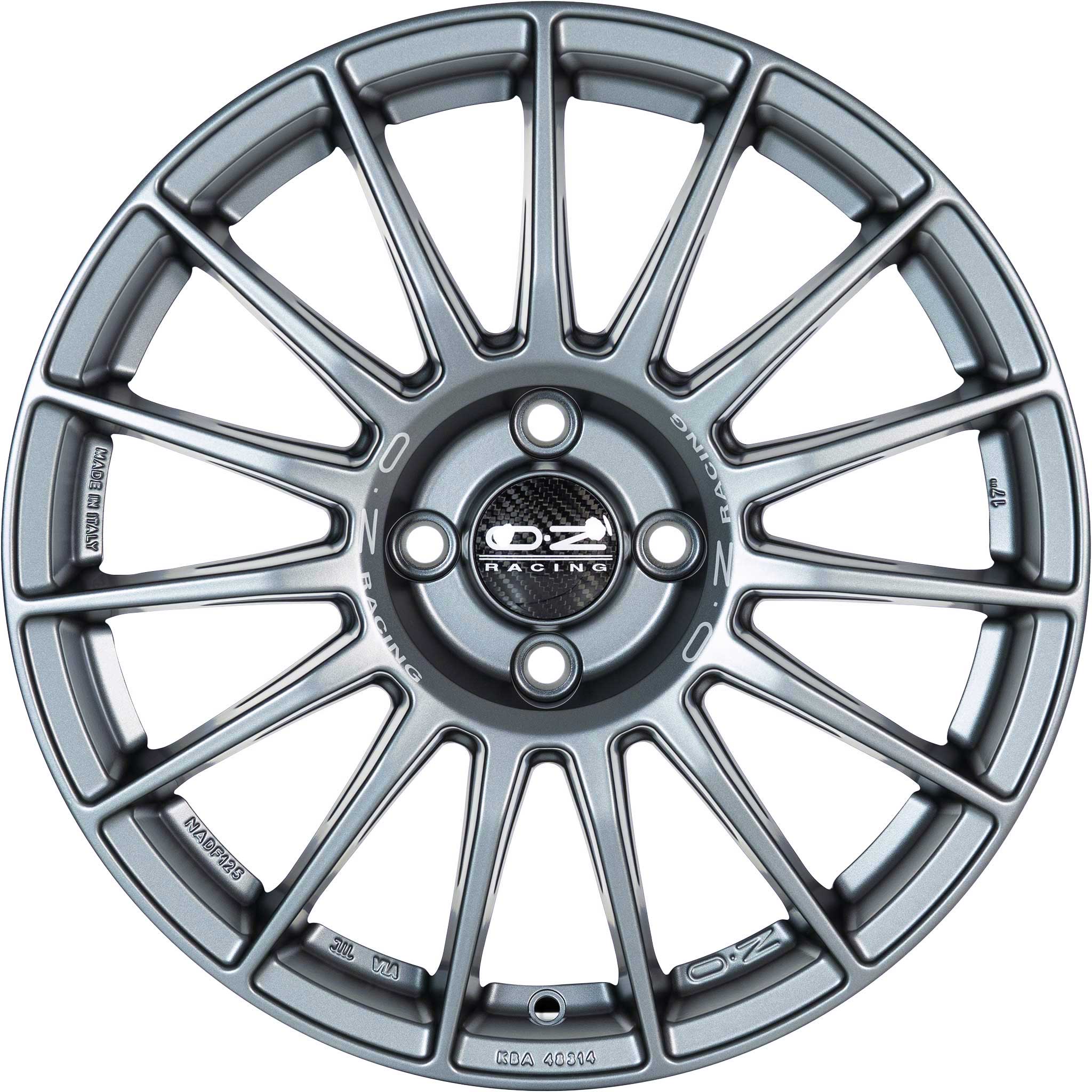 OZ Racing Superturismo LM Matt Graphite with Silver Writing Alloy Wheel Product Image #3