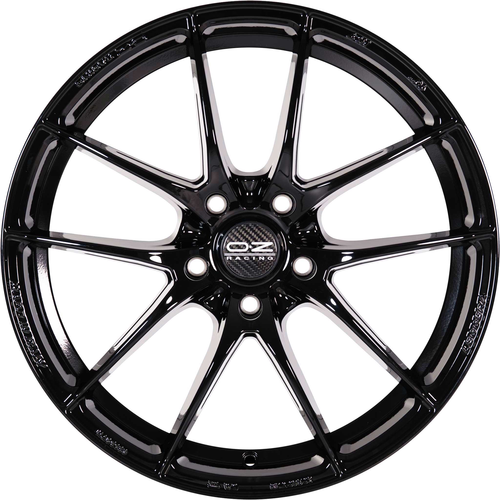 OZ Racing Leggera HLT Gloss Black Alloy Wheel Product Image #2