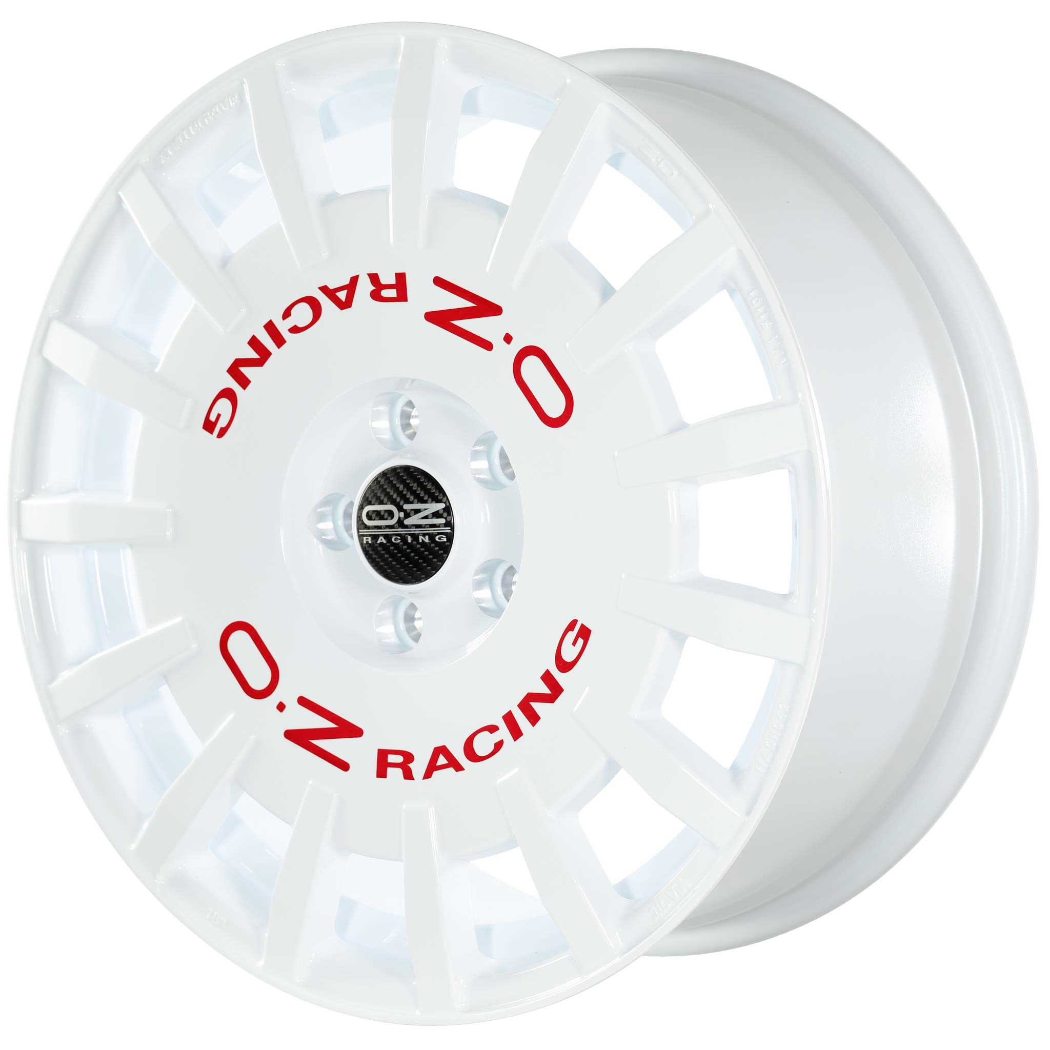 OZ Racing Rally Racing Race White with Red Lettering Alloy Wheel Product Image #3