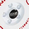 OZ Racing Rally Racing Race White with Red Lettering Wheel Img 5