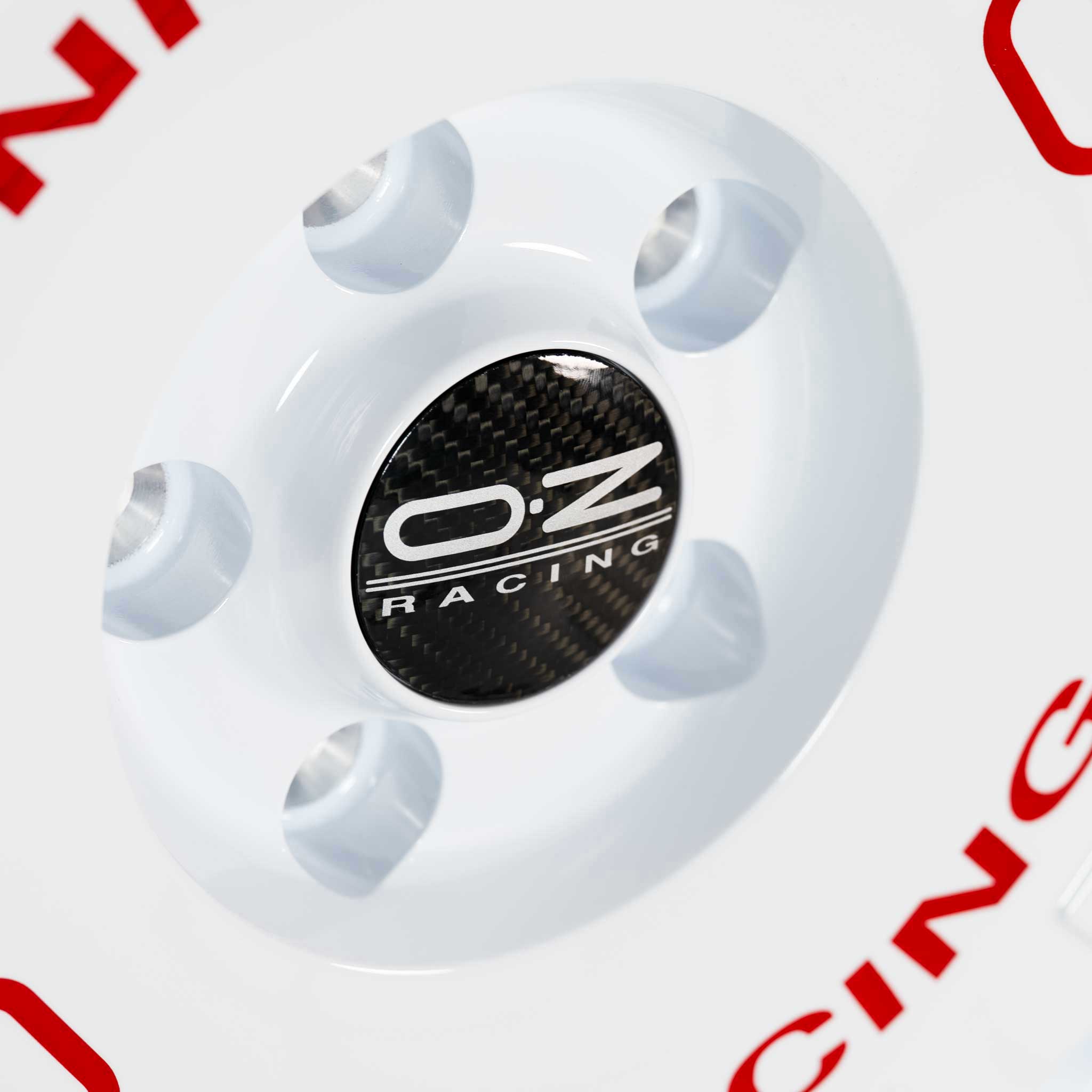 OZ Racing Rally Racing Race White with Red Lettering Alloy Wheel Product Image #5