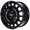 OZ Racing Rally Racing Glossy Black with Silver Lettering Wheel Img 2
