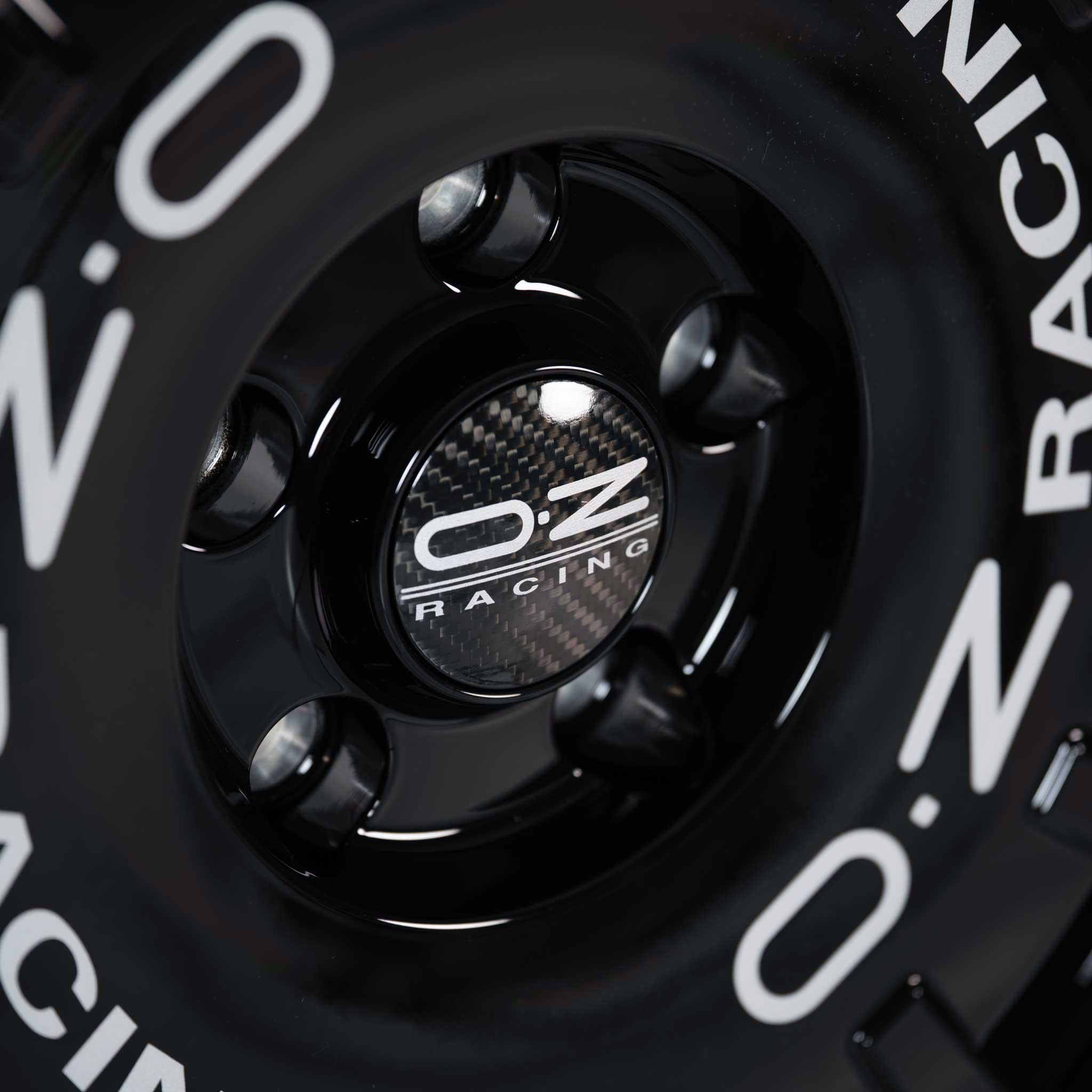 OZ Racing Rally Racing Glossy Black with Silver Lettering Alloy Wheel Product Image #4