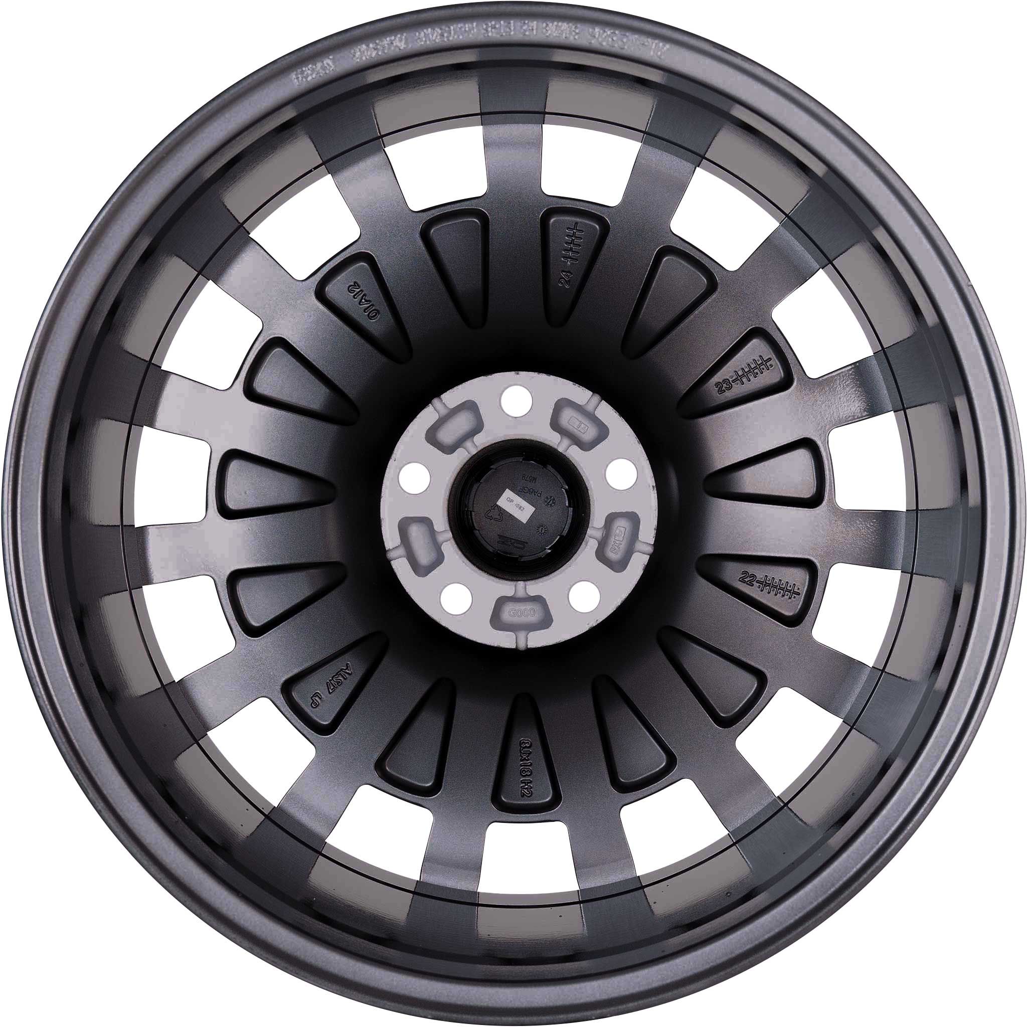 OZ Racing Rally Racing Dark Anthracite with Silver Lettering Alloy Wheel Product Image #4