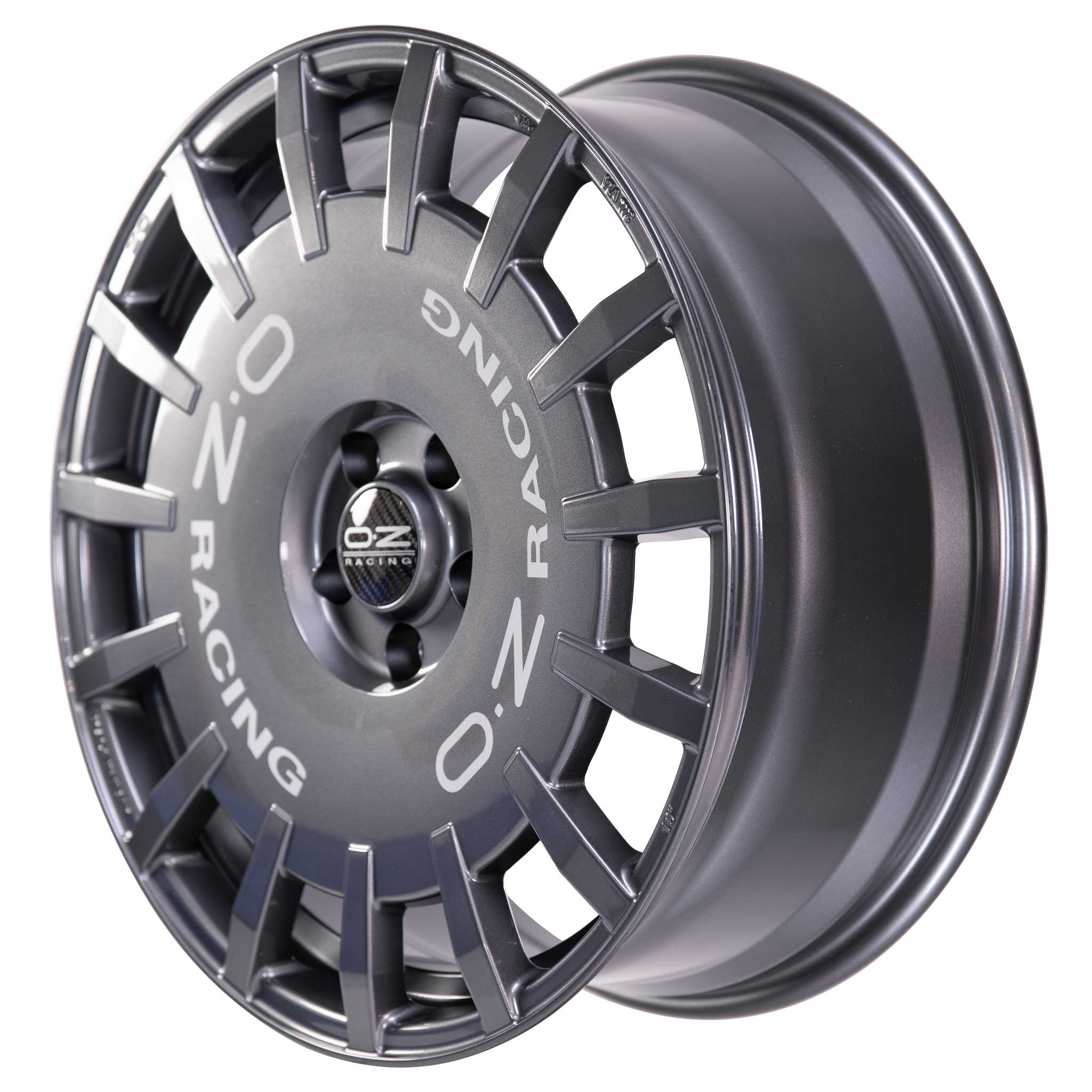 OZ Racing Rally Racing Dark Anthracite with Silver Lettering Alloy Wheel Product Image #3
