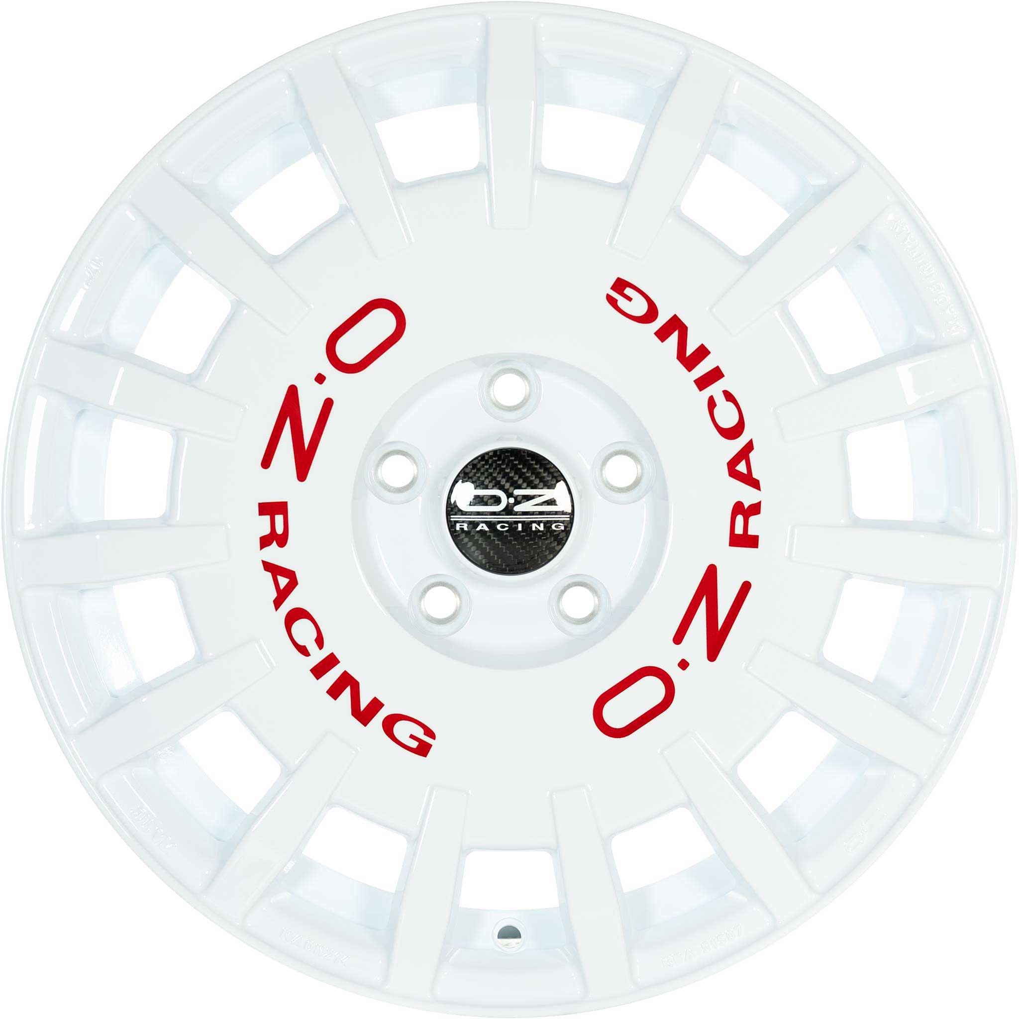 OZ Racing Rally Racing Race White with Red Lettering Alloy Wheel Product Image #2