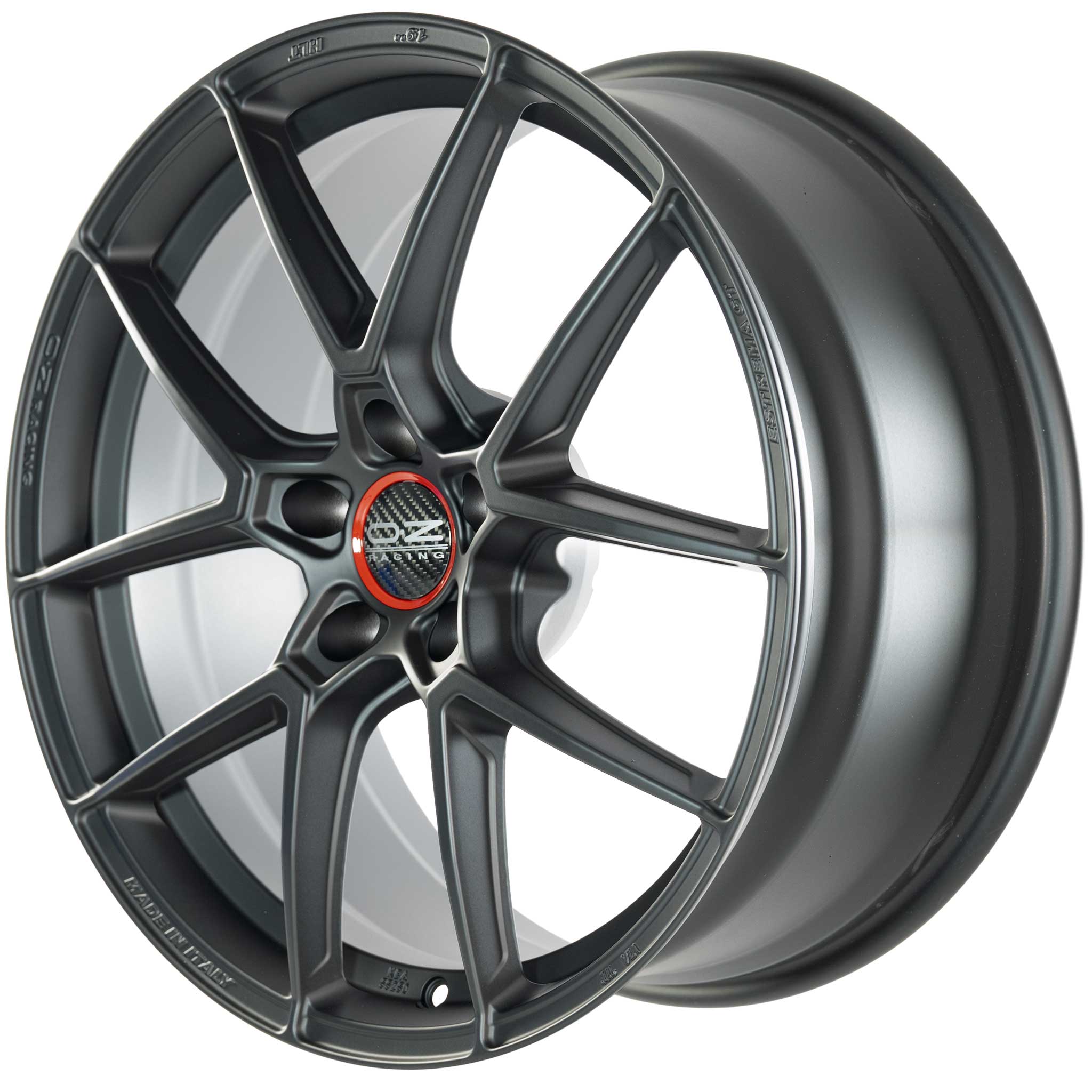 OZ Racing Estrema GT HLT Satin Black Alloy Wheel Product Image #2