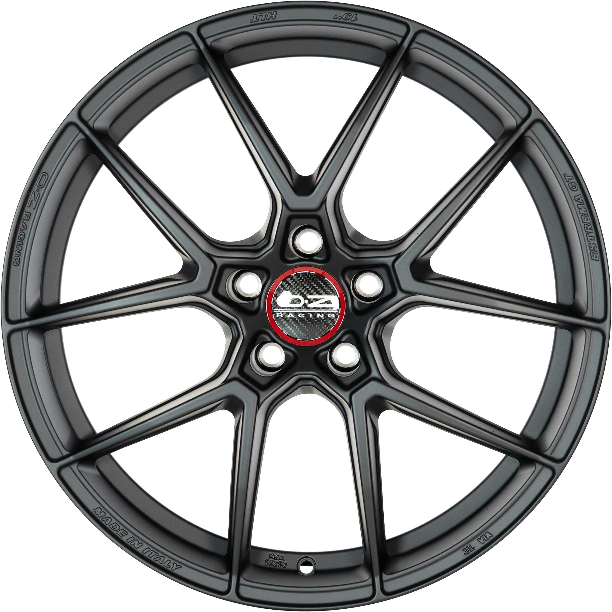 OZ Racing Estrema GT HLT Satin Black Alloy Wheel Product Image #1