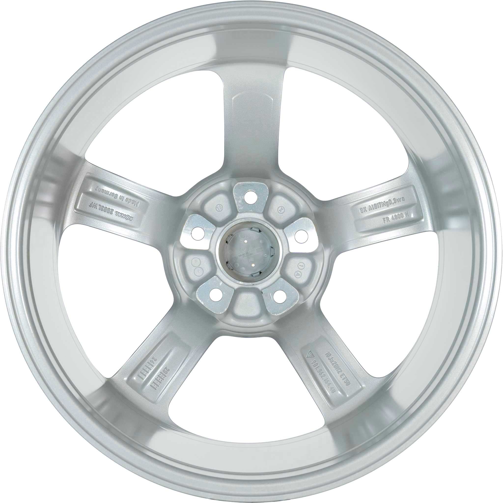 Porsche Sport Techno II GT Silver Metallic Alloy Wheel Product Image #3