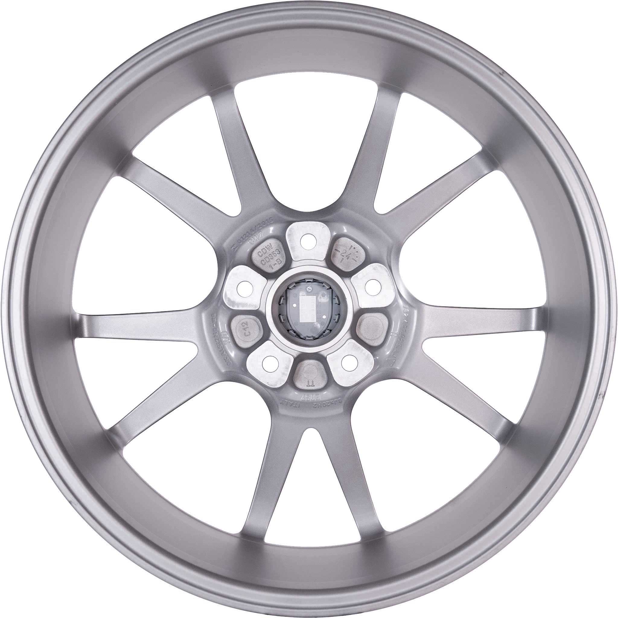 Porsche Carrera S IV Platinum Satin Matt Alloy Wheel Product Image #3