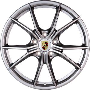 Porsche Carrera S IV Platinum Satin Matt Alloy Wheel - Sizes 20in