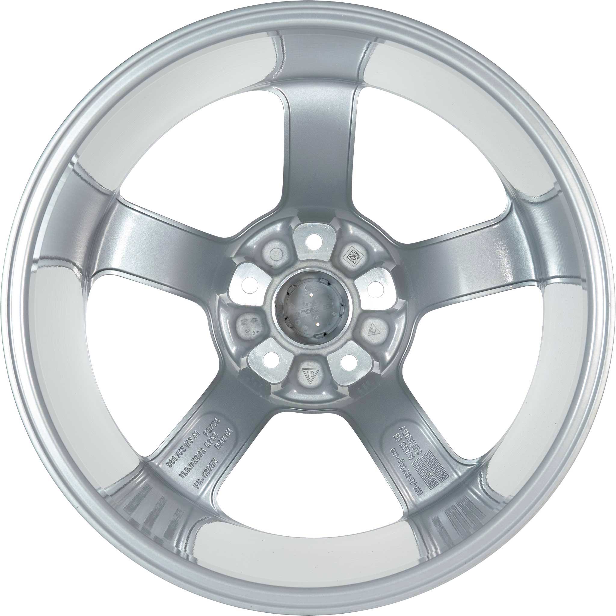 Porsche Sport Techno II GT Silver Metallic Alloy Wheel Product Image #3