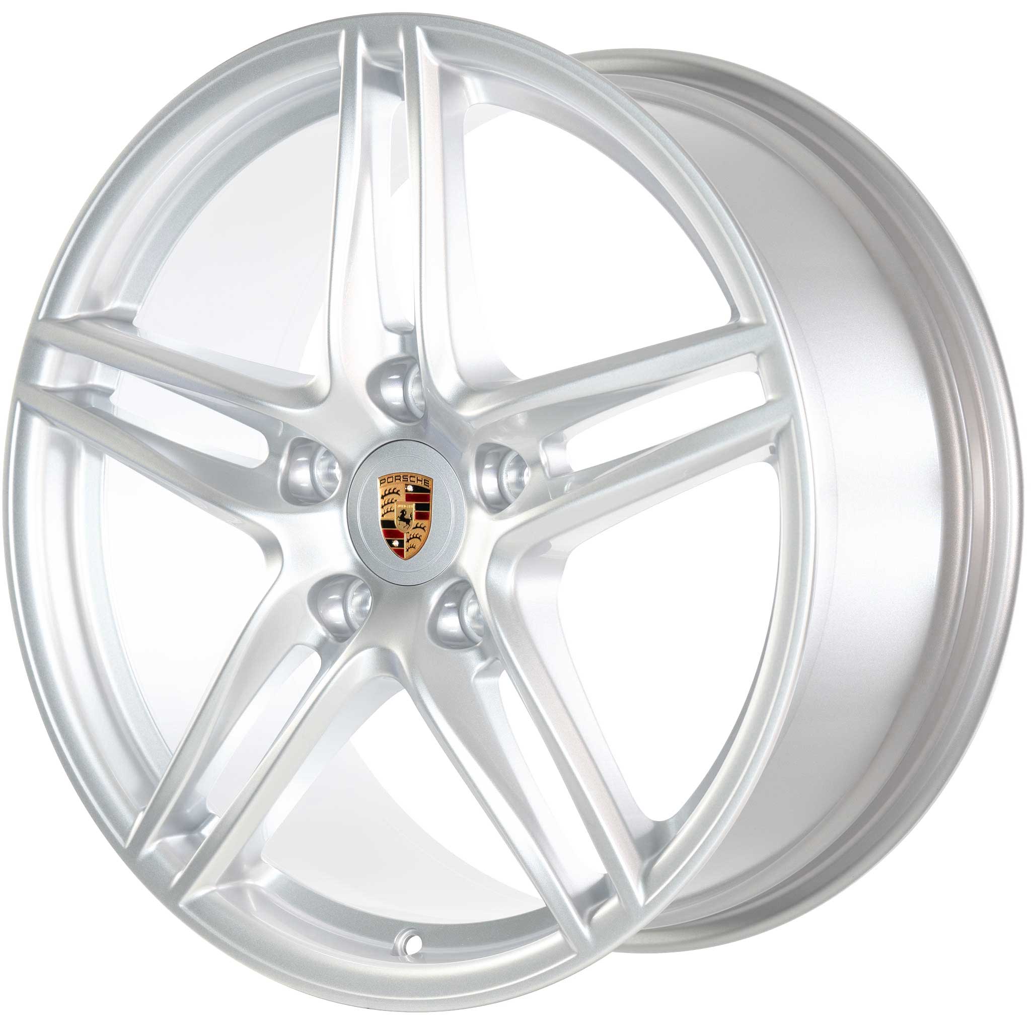 Porsche Carrera VI Brilliant Silver Alloy Wheel Product Image #2