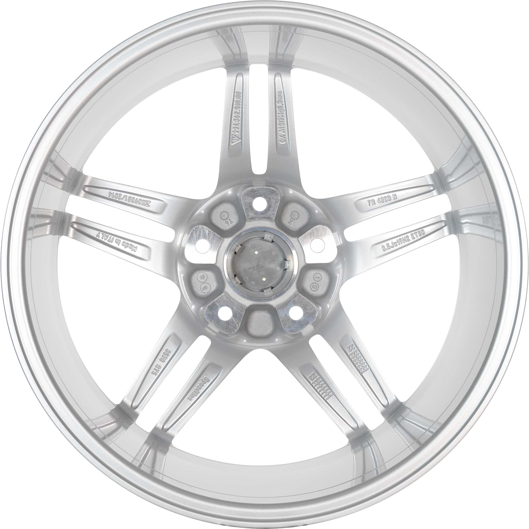 Porsche Carrera VI Brilliant Silver Alloy Wheel Product Image #3