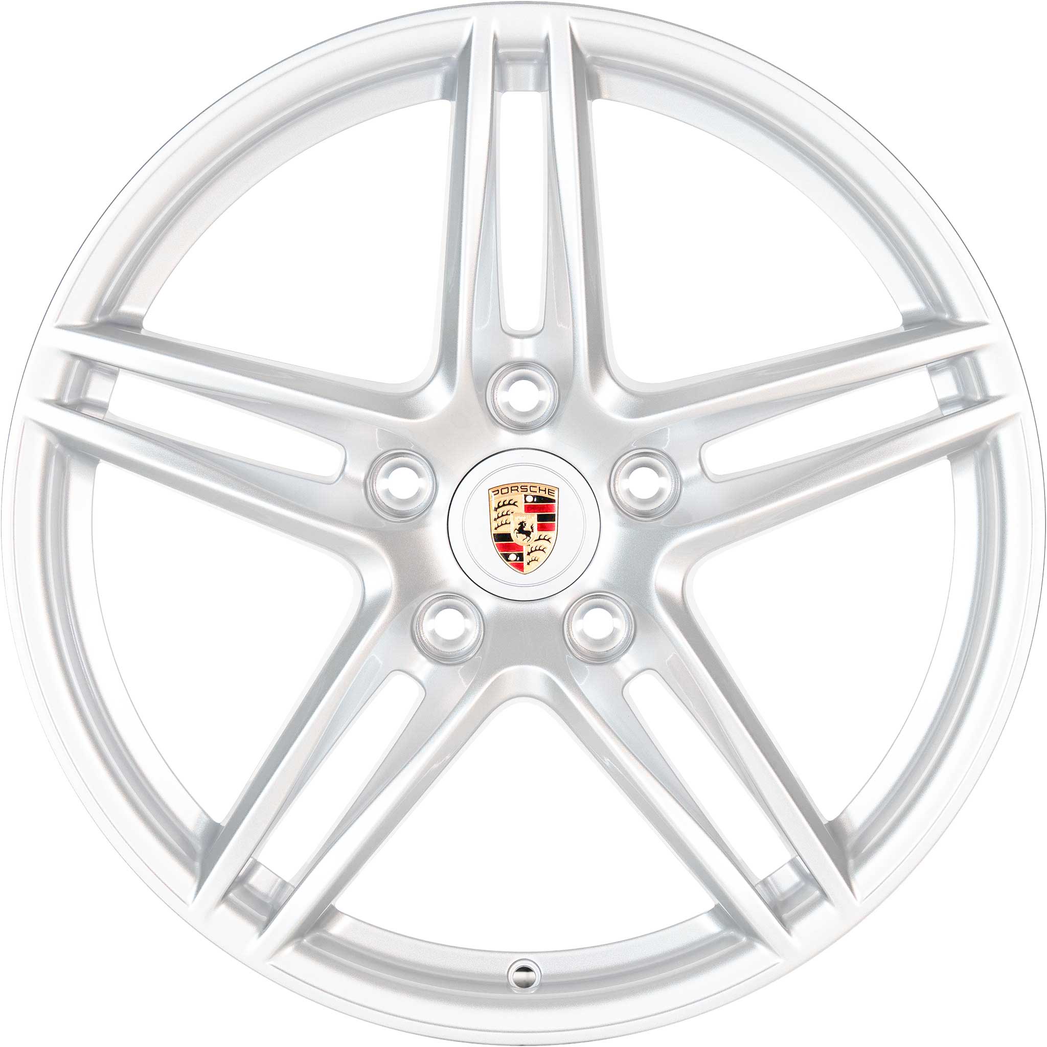 Porsche Carrera VI Brilliant Silver Alloy Wheel Product Image #1